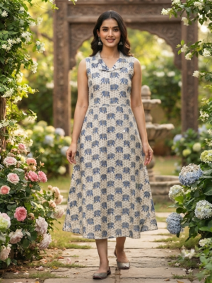 Cotton Aline kurti with lining