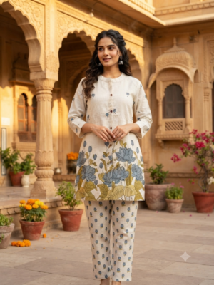 Kadhi Cotton short kurti Sets with lining