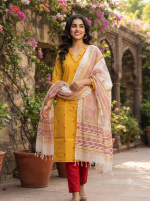 Handloom South cotton 3pc sets