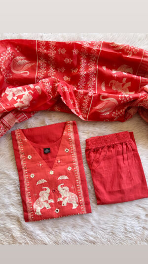 Dhabu cotton 3pc sets