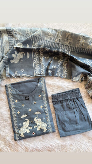 Dhabu cotton 3pc sets