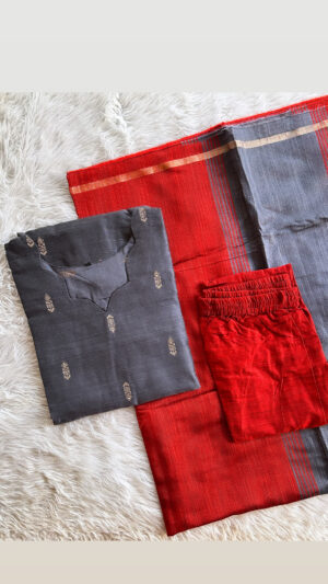 Raw silk 3pc sets with lining