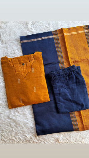 Raw silk 3pc sets with lining