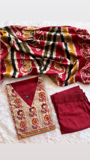 Dhabu cotton 3pc sets