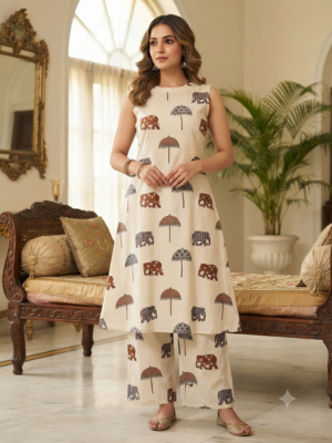 Flex cotton Aline coord Sets