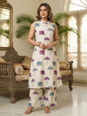 Flex cotton Aline coord Sets