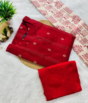 Handloom silk 3pc sets with lining