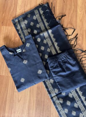 Soft silk 3pc sets with lining