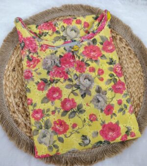 Hakoba kurti with lining