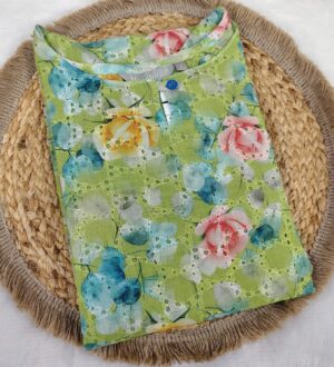 Hakoba kurti with lining
