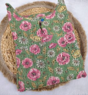 Hakoba kurti with lining