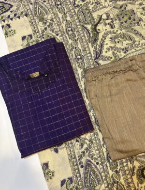 Raw silk 3pc sets with lining