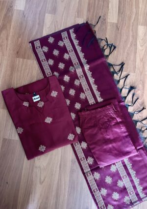 Soft silk 3pc sets with lining