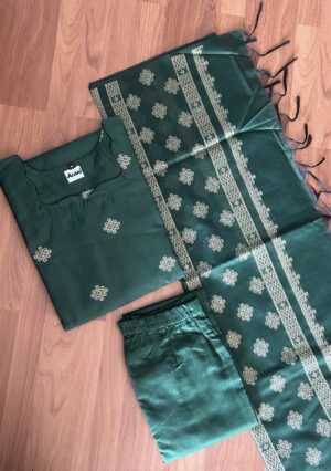 Soft silk 3pc sets with lining