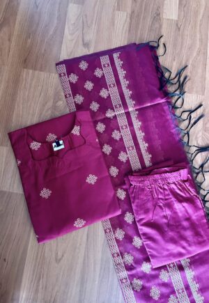Soft silk 3pc sets with lining