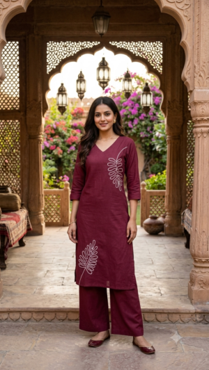 Leaf Vatican Kurti sets