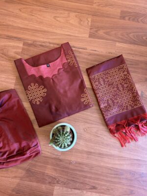 Soft silk 3pc set with lining