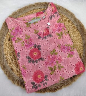 Hakoba kurti with lining